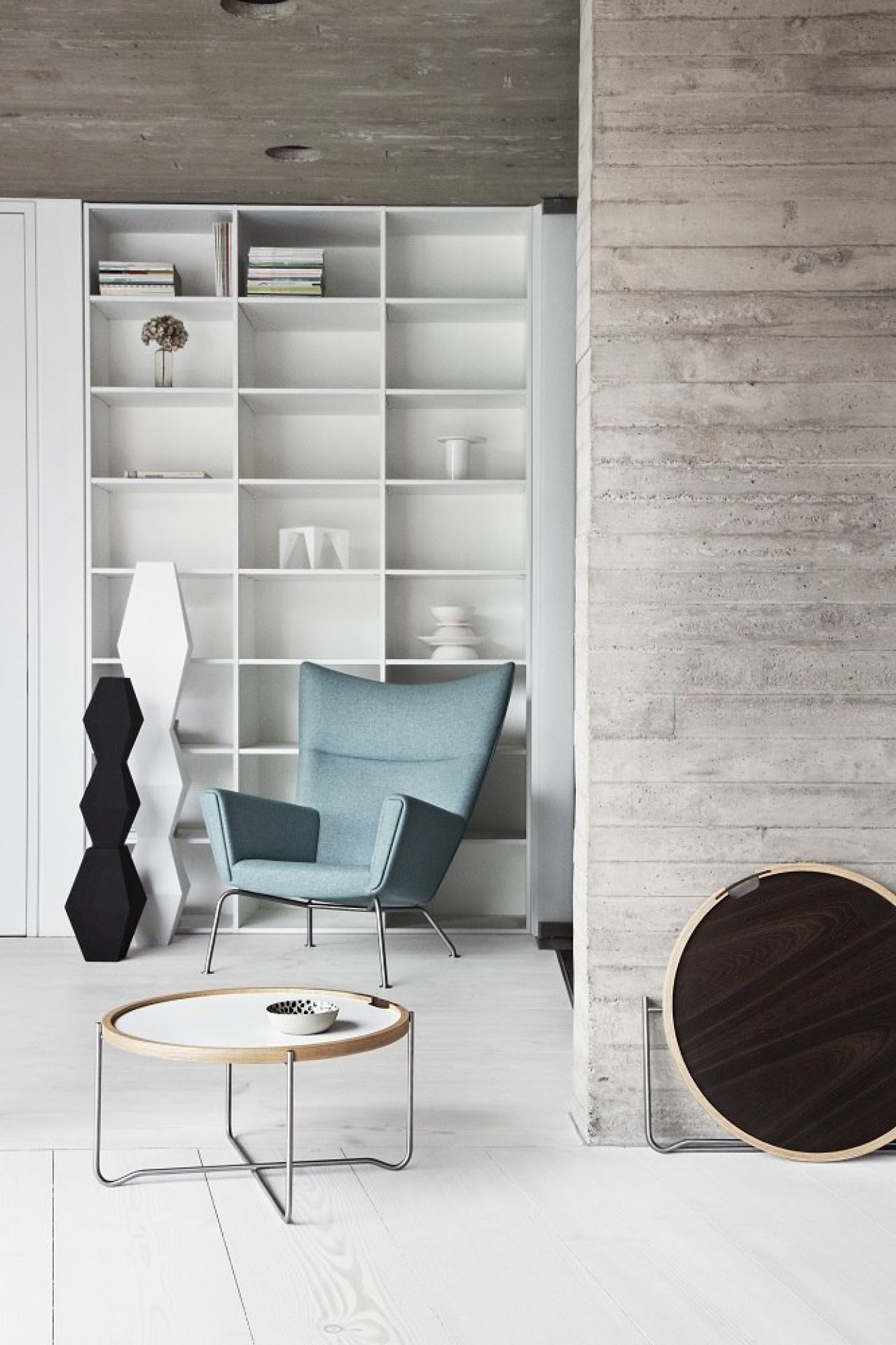 CH445 Wing Chair Sessel Carl Hansen & Søn Mood 1101