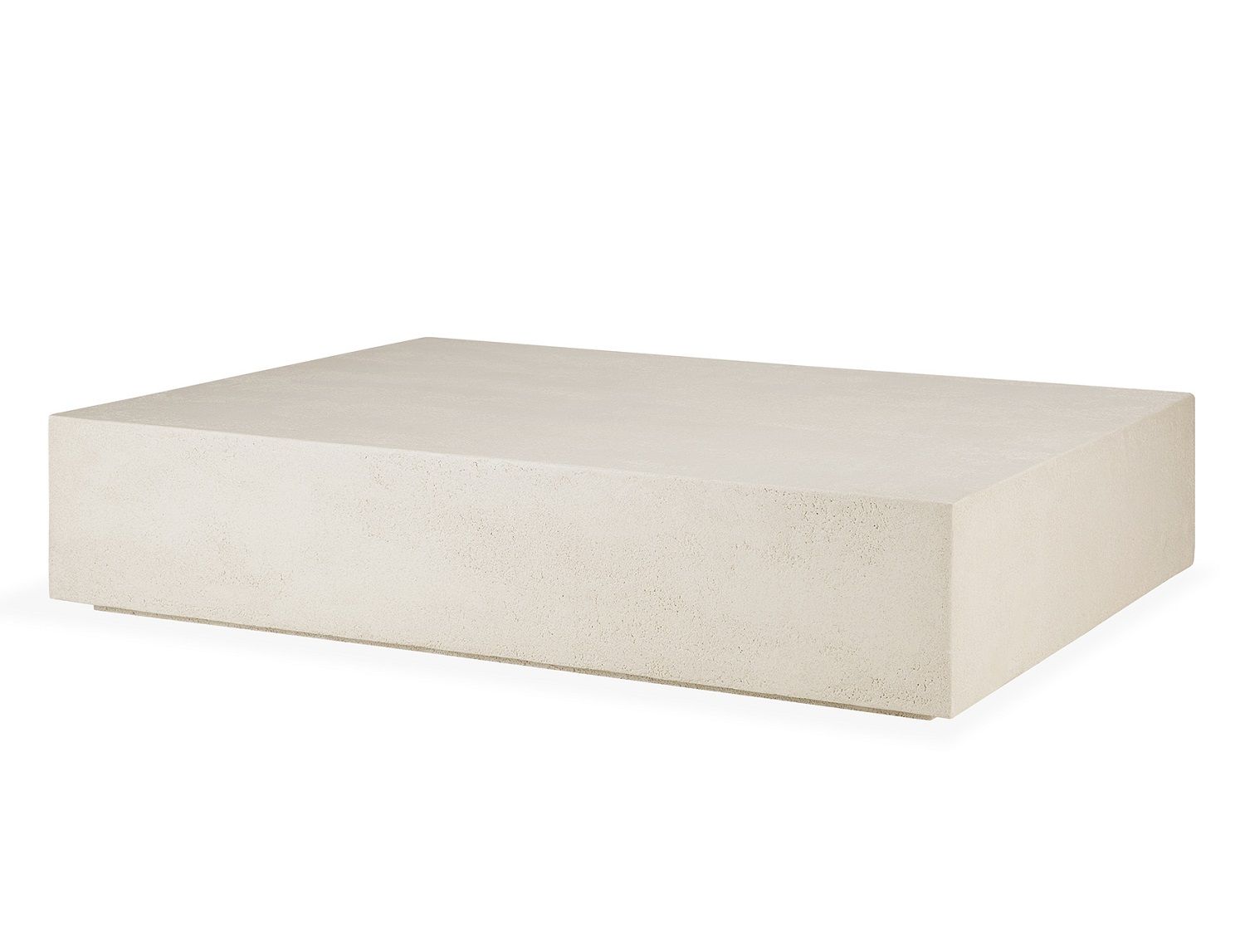 Elements Couchtisch Microcement Off White rechteckig Ethnicraft