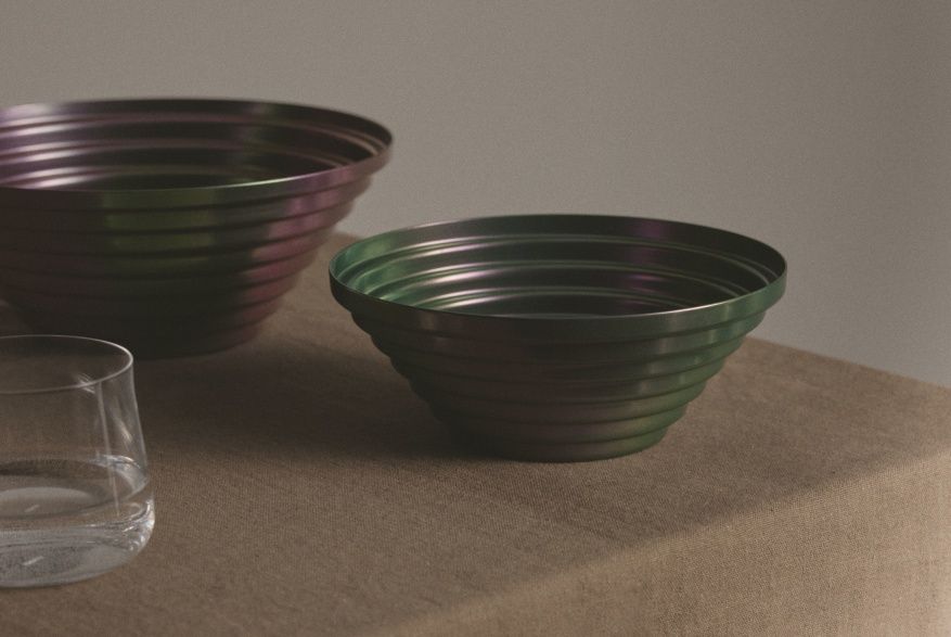 Maya Schale rund Ø 25 cm Purplegreen 7320/25PGR Alessi  