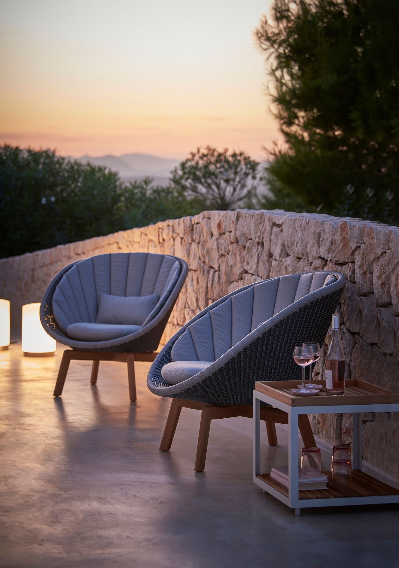 Peacock Outdoor Loungesessel Faser Cane-Line