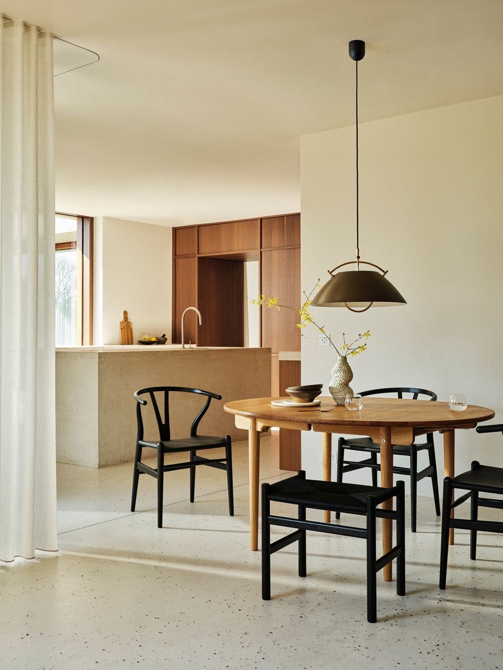 CH24P Wishbone Chair / Y-Chair Stuhl 4-er Set Carl Hansen & Søn