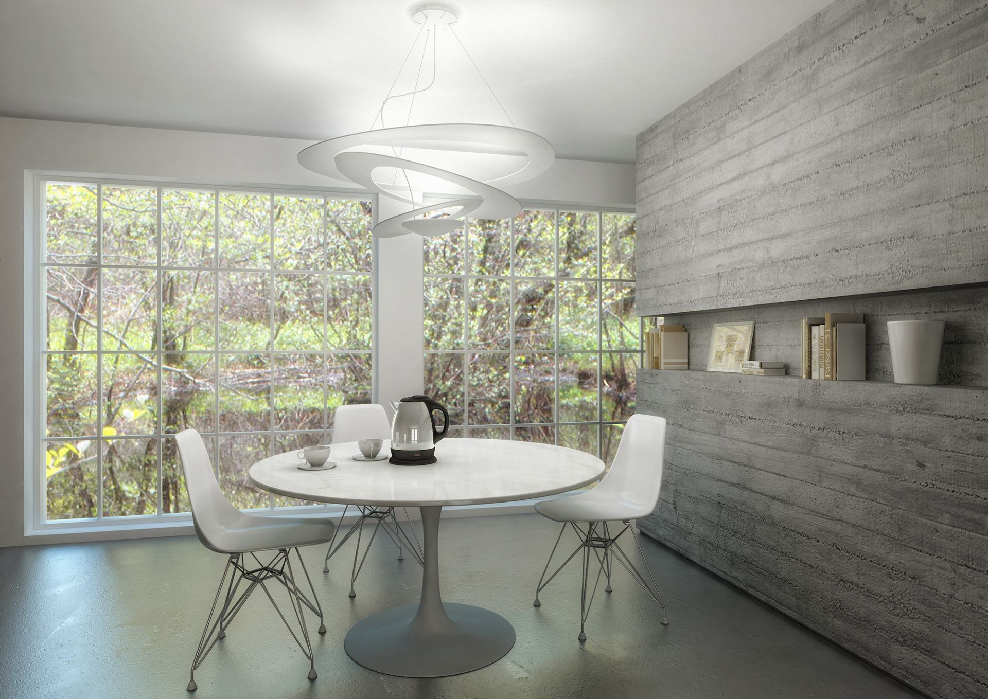 Pirce Suspension Pendelleuchte Weiß Artemide