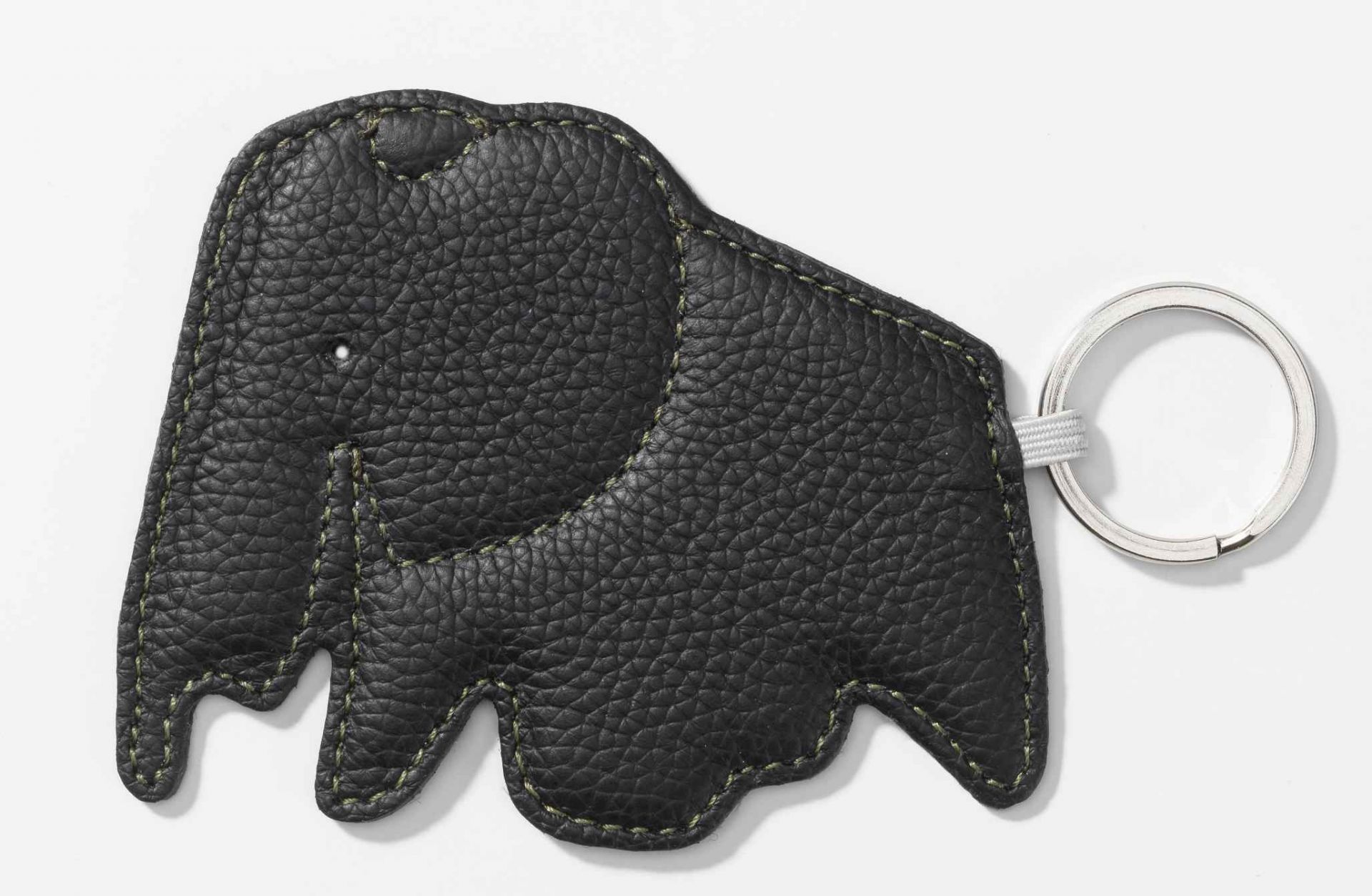 Keyring Schlüsselanhänger Elephant Vitra Nero