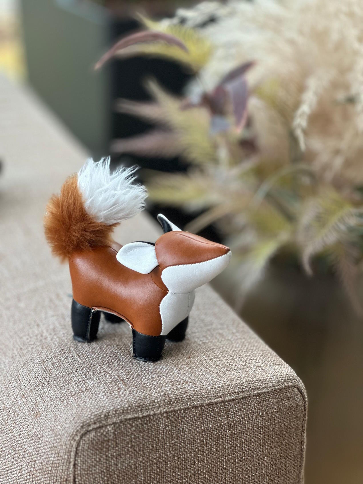 Briefbeschwerer Fuchs Furi Tan/Weiß Züny