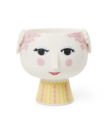 Eva Übertopf mit Fuß Ø15,5cm pink Bjørn Wiinblad