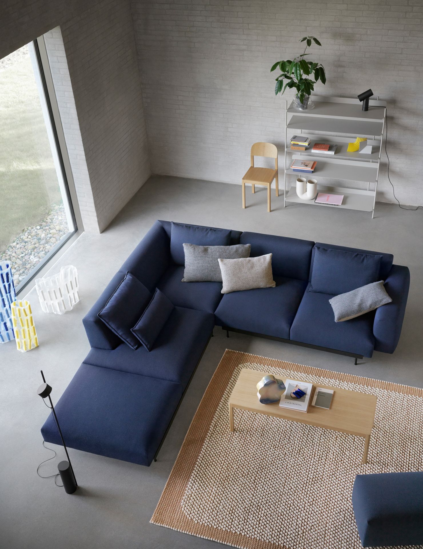 In Situ Modular Sofa 3-Sitzer Chaise Longue Muuto