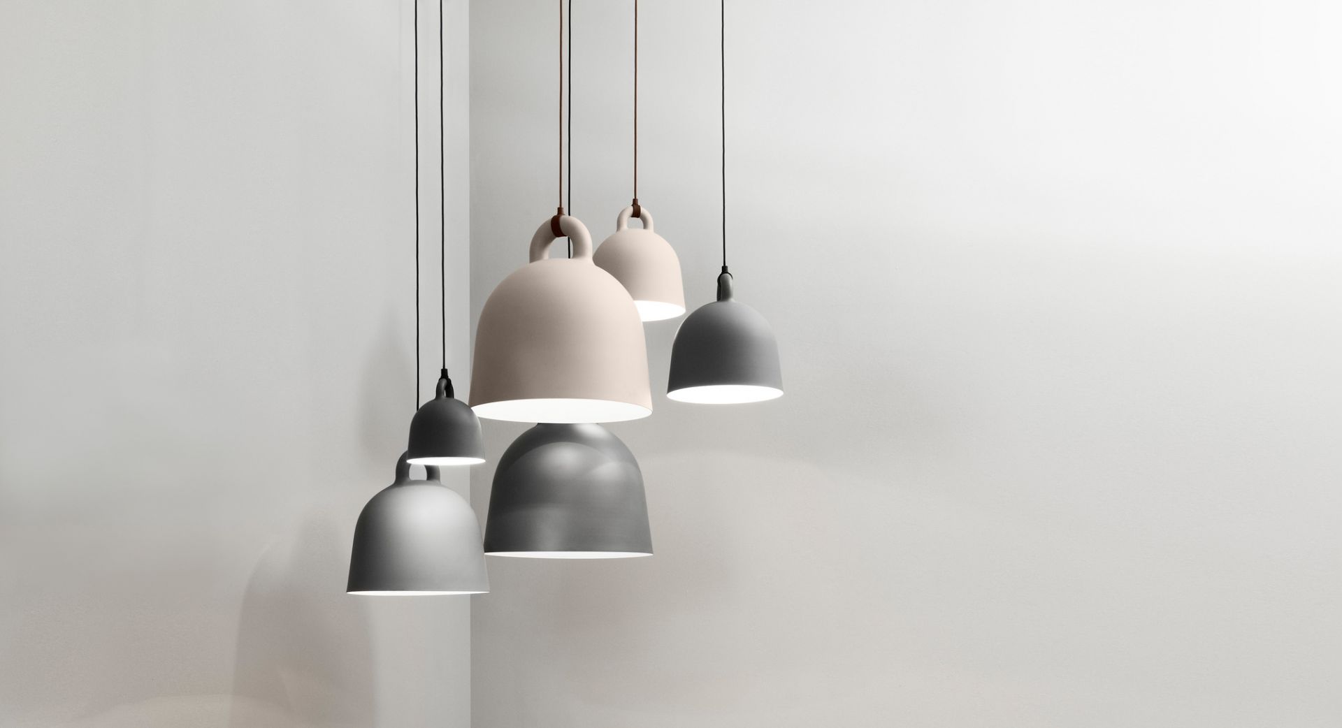 Bell Lamp Hängeleuchte Ø 55 cm Normann Copenhagen EINZELSTÜCK Grau