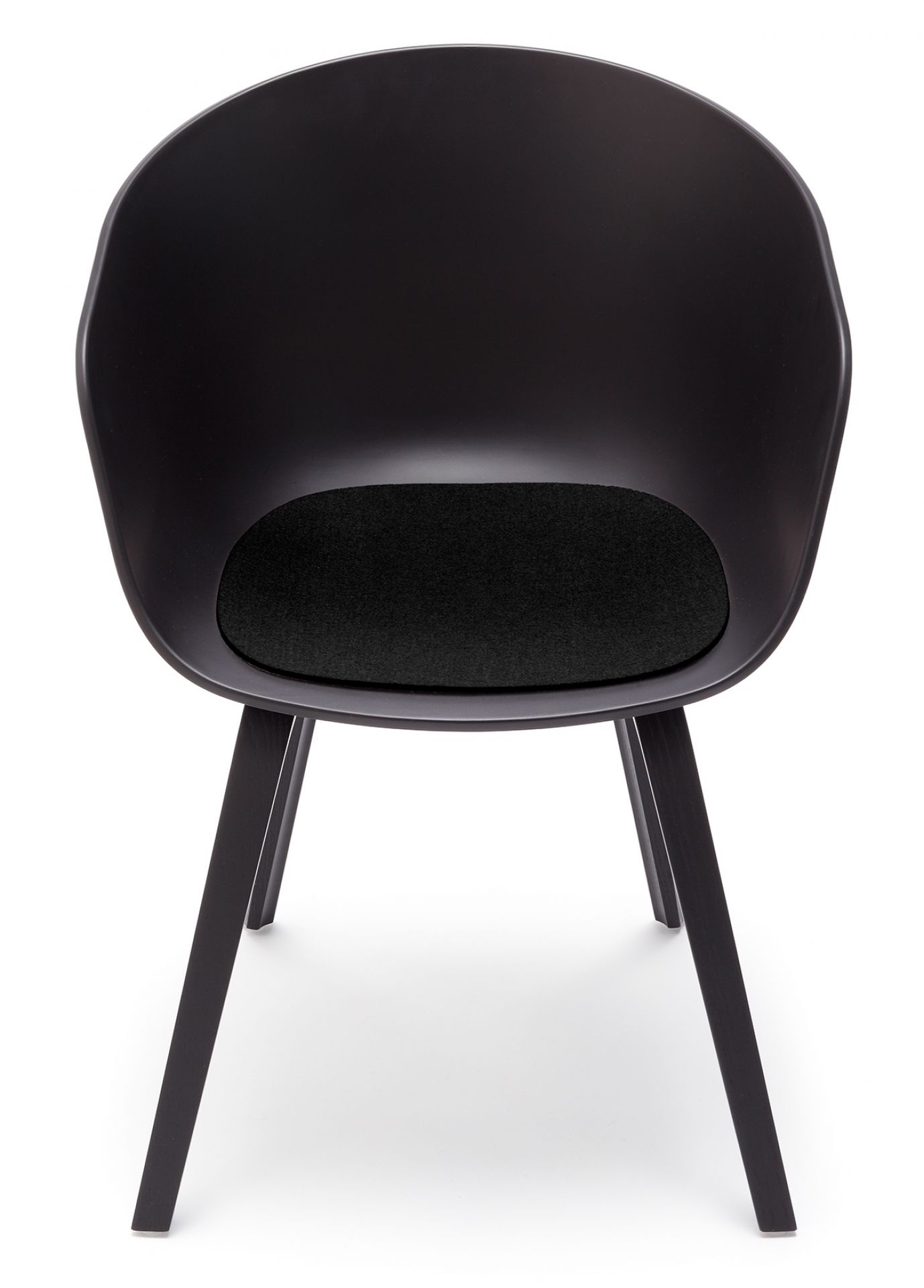 Sitzauflage - Filzauflage About A Chair AAC22 / AAC 22 SCHWARZ Hey Sign EINZELSTÜCK 