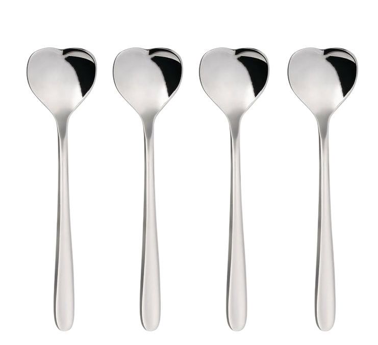 AMMI08Set Moccalöffel Herz Set Alessi 