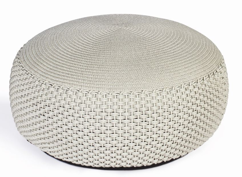 Pouf Hocker Groß Indoor / Outdoor Weishäupl Sand
