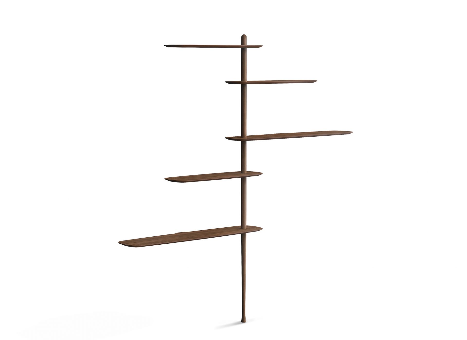 Única Collection Conf. 10 Regal H218cm Walnuss Nomon