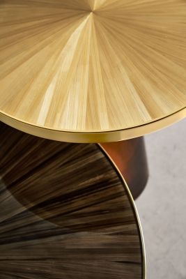 Tischplatte Strohmarketerie für Bell Coffee Table Couchtisch ClassiCon