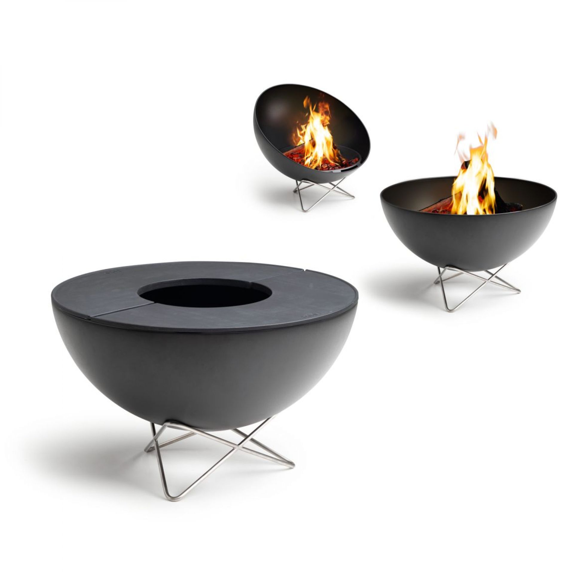 Bowl Plancha-Grillset tief mit Drahtfuß höfats Bowl Plancha-Grillset tief mit Drahtfuß höfats