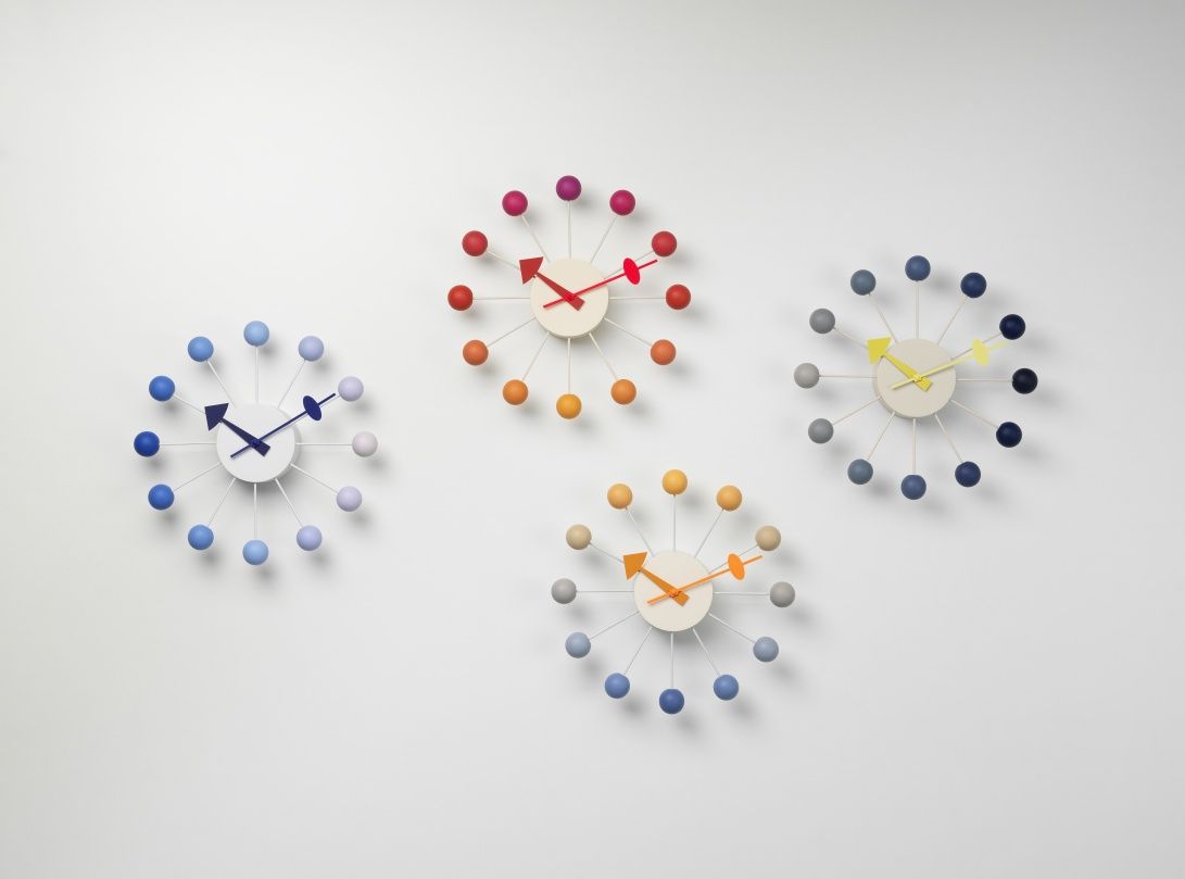 Ball Clock Wanduhr Sunrise Vitra LIMITED EDITION  