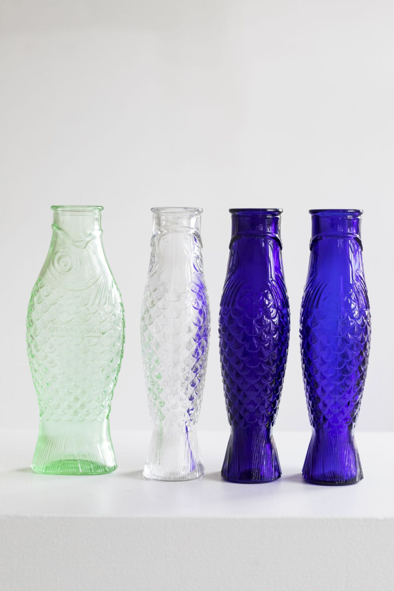 Fles Flasche Fisch Grün Serax