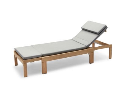 Riviera Cushion Sitzkissen für Riviera Sunbed Sonnenliege Outdoor Skagerak Ash