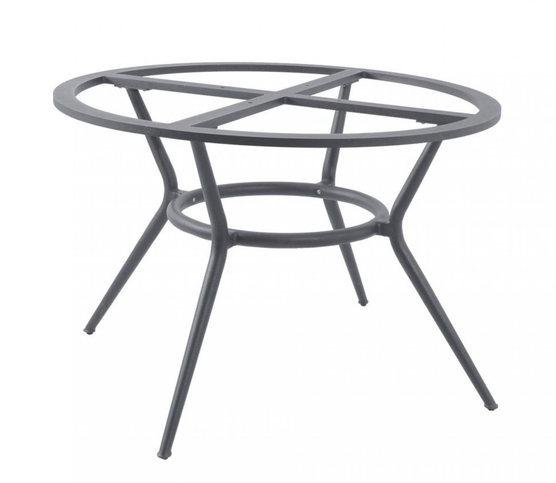 Joy Outdoor Esstisch rund Gestell hellgrau / Tischplatte Kompaktlaminat Cane-Line
