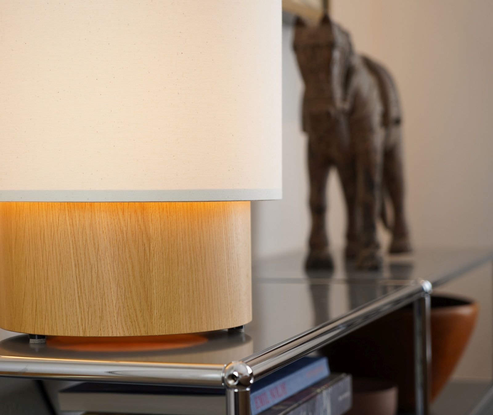 Hiro Floor lamp Stehleuchte / Tischleuchte mittel Maigrau