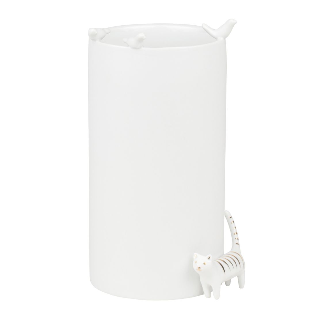 Vogelschwarm Porzellangeschichten Vase Räder