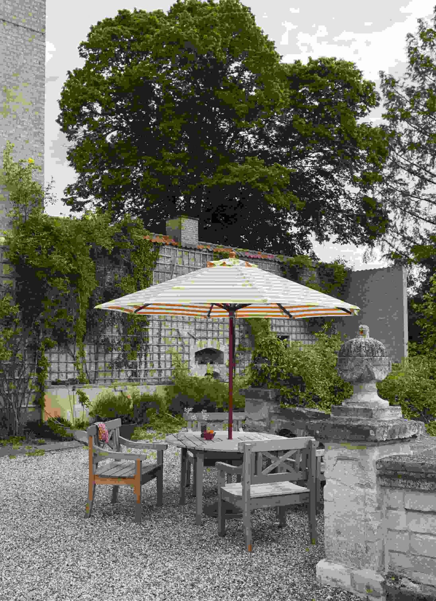 Drachmann Table Tisch Ø 126 cm Outdoor Skagerak by Fritz Hansen
