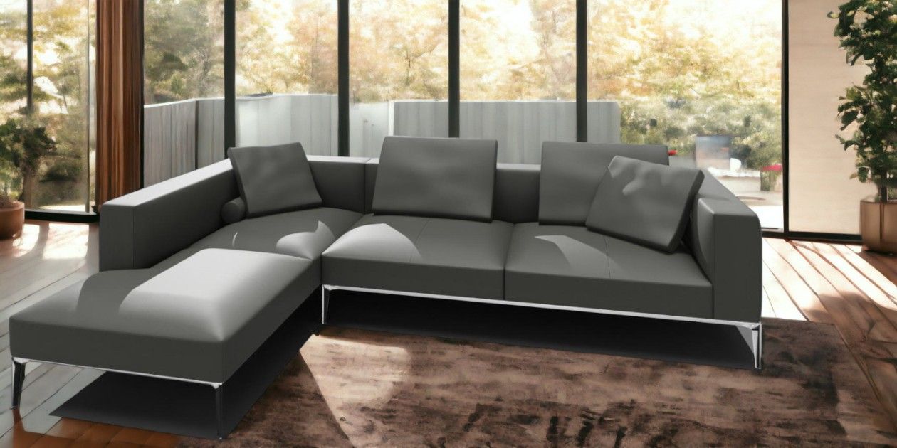 Jaan Living 3 Sitzer Sofa mit 2 Rückenkissen, 2 Komfortkissen & 2 Komfortrollen Kombi Q21 Walter Knoll 