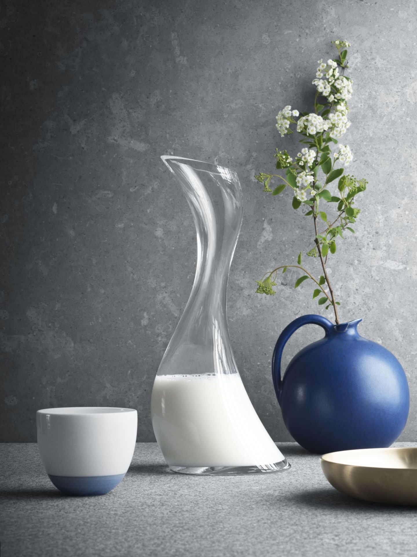 Cobra Karaffe Klarglas Georg Jensen EINZELSTÜCK