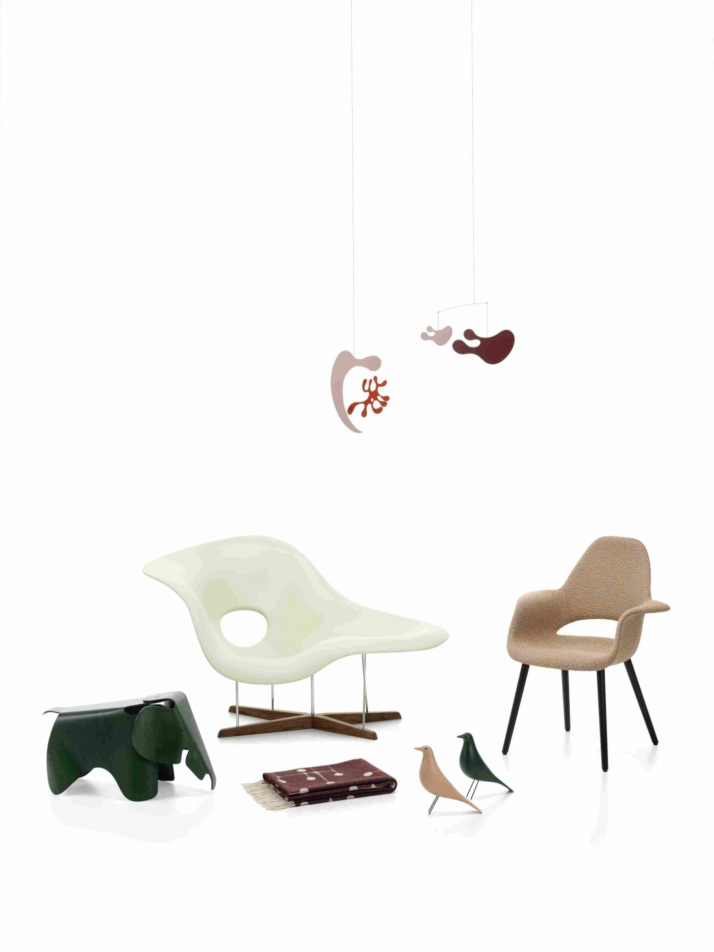 Eames Elephant Hocker Dunkelgrün Vitra LIMITED EDITION EINZELSTÜCK