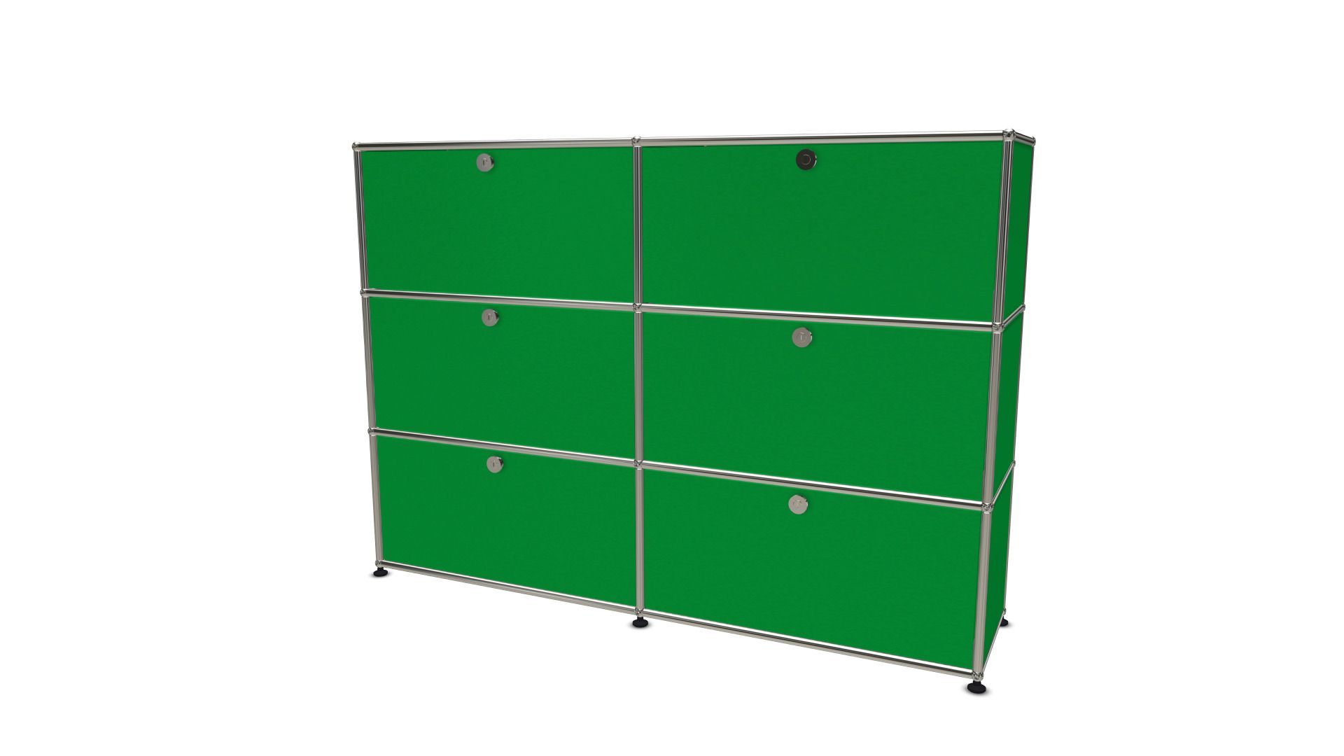 USM Haller Highboard 6 Klappen grün