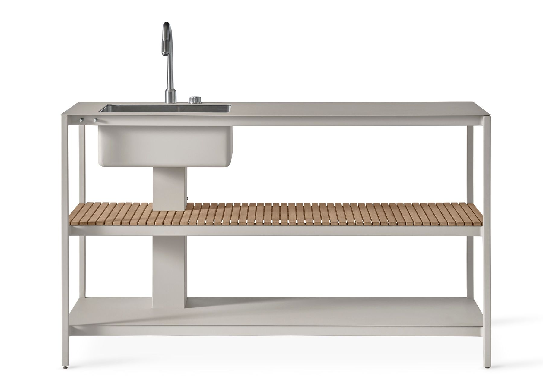 Open-Air Outdoor Kitchen Unit Küchenzeile mit Spüle Vipp