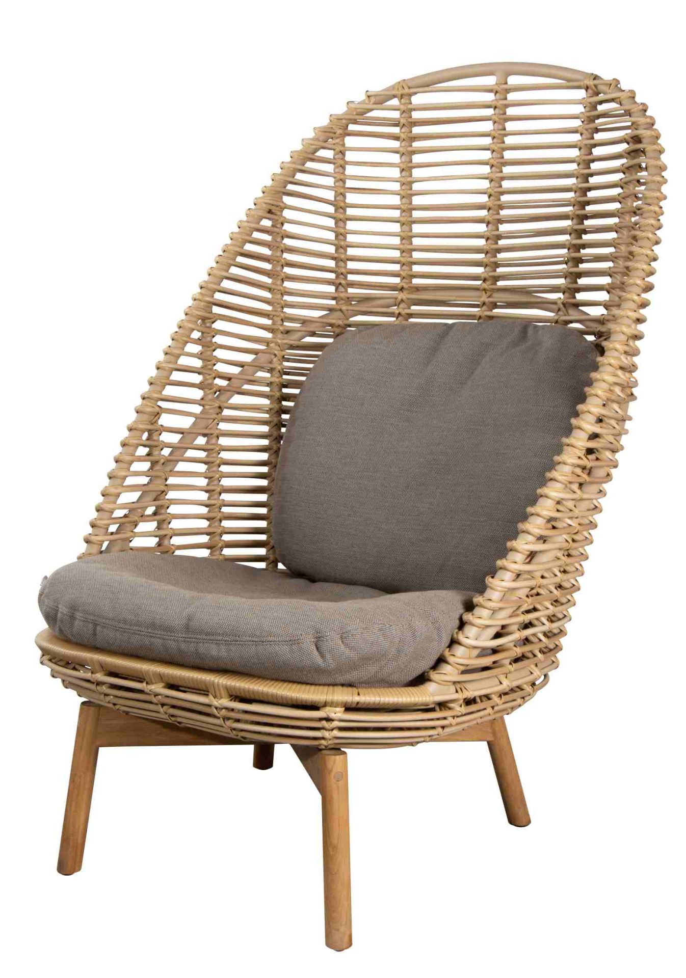 Sitz- und Rückenkissen für Hive Sessel Outdoor Cane-Line Taupe