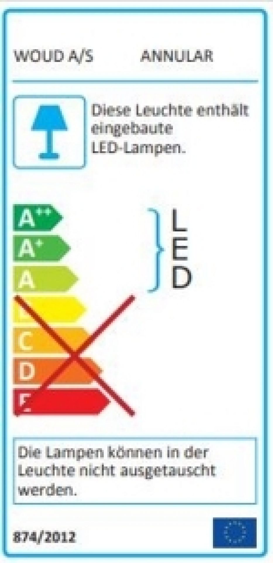 Annular pendant Pendelleuchte Woud EINZELSTÜCK
