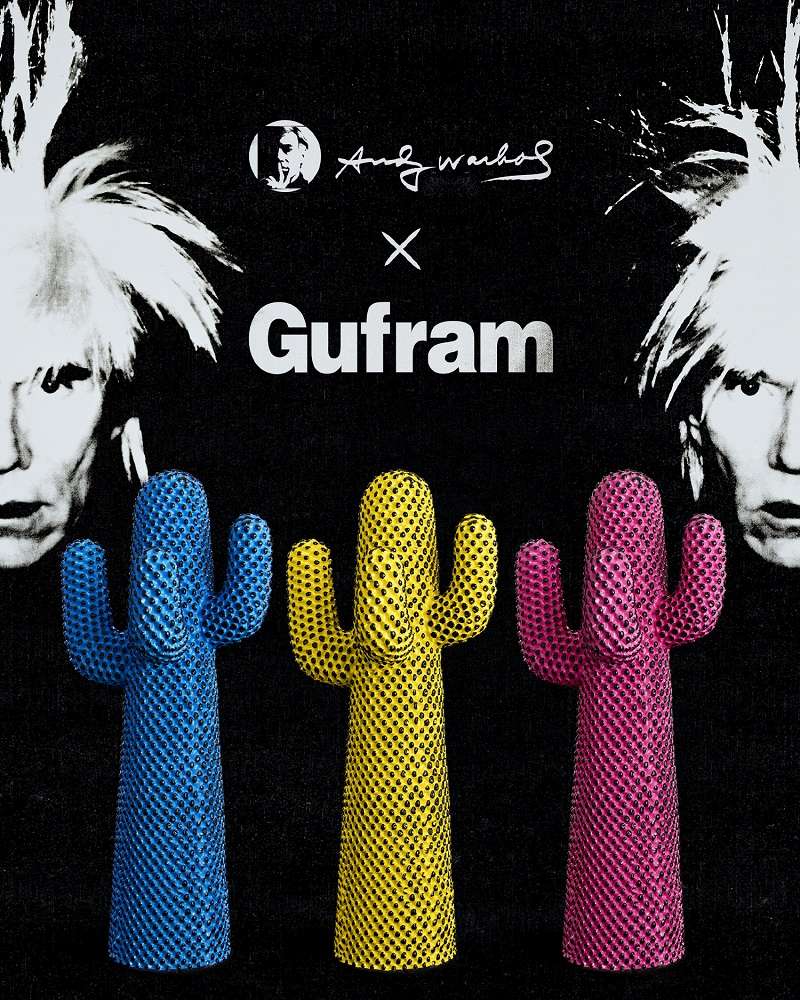 ANDY WARHOL X GUFRAM Andy’s Cactus Garderobe Gufram LIMITED EDITION EINZELSTÜCK