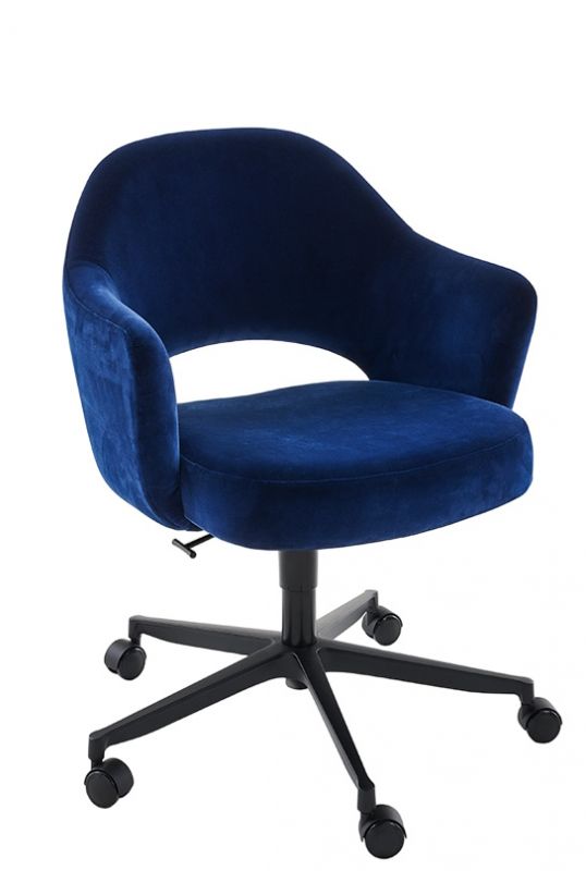 Saarinen Relax Konferenzstuhl 5-Stern Drehfuß mit Armlehne Knoll Interntional