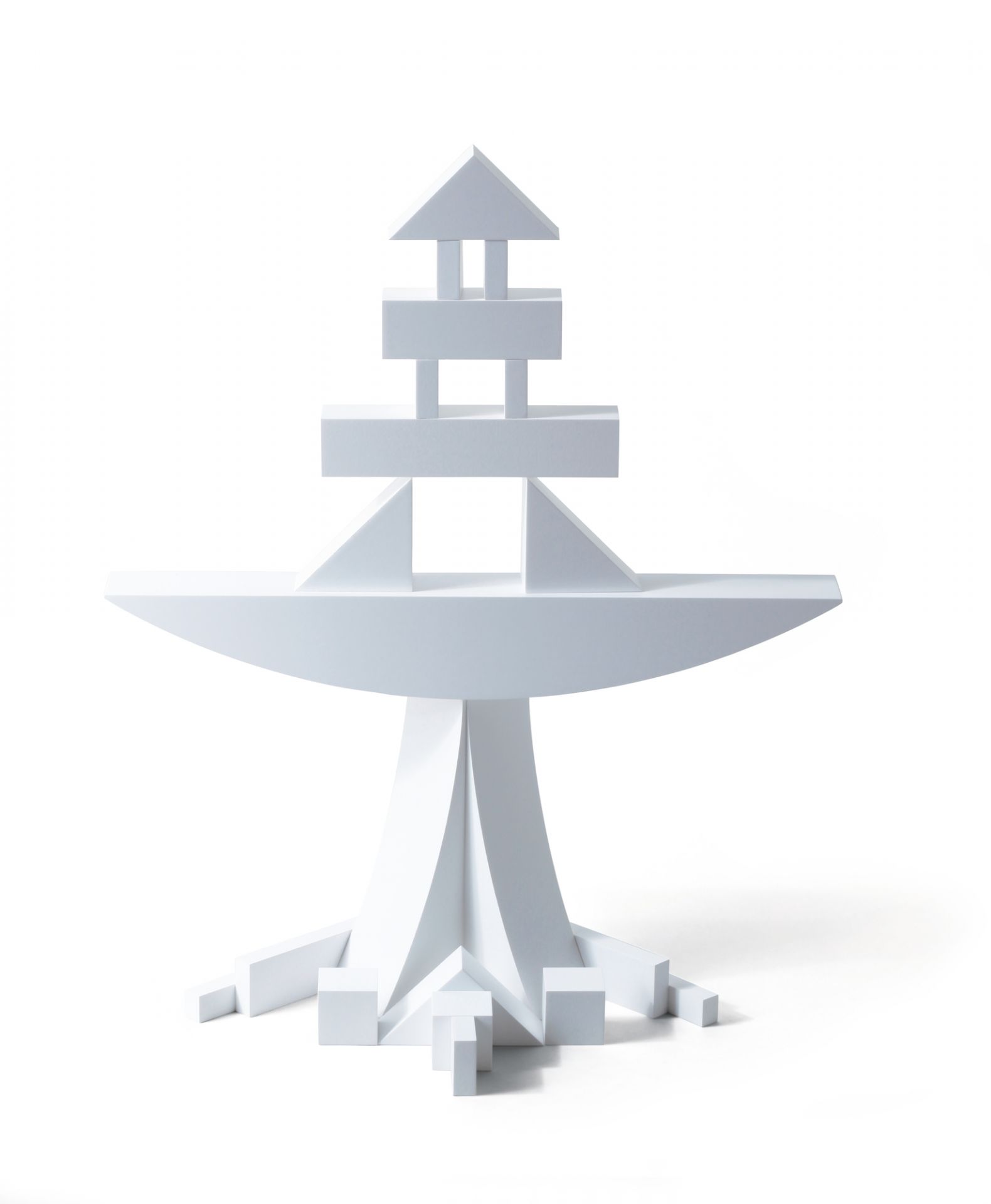 Bauhaus Bauspiel weiss Naef Spiele AG EINZELSTÜCK
