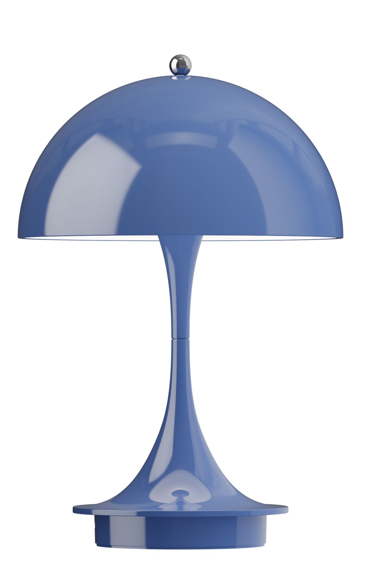 Panthella 160 Portable V3 Akku LED-Tischleuchte Indoor/Outdoor Louis Poulsen Undruchsichtig indigo