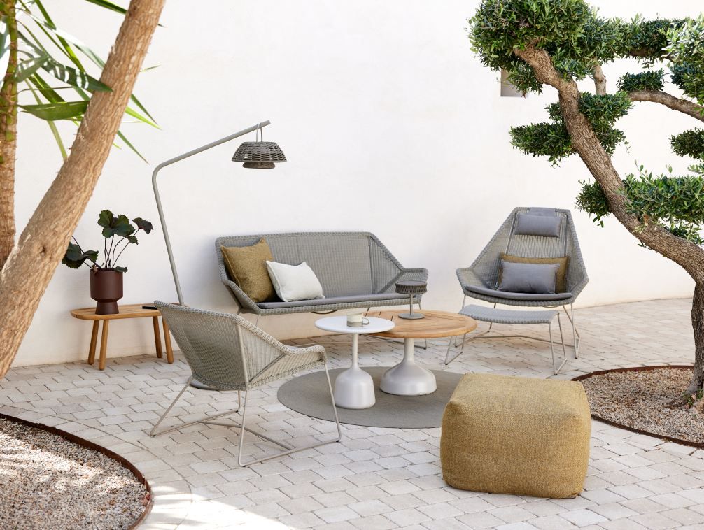 Breeze Outdoor Loungesofa Cane-Line Taupe