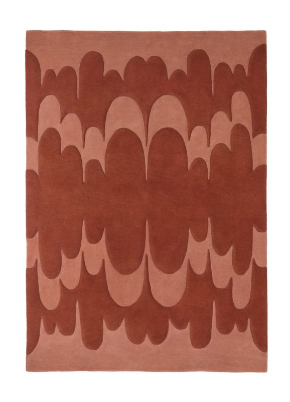 Lucia Eames Echo Teppich Terracotta Nanimarquina