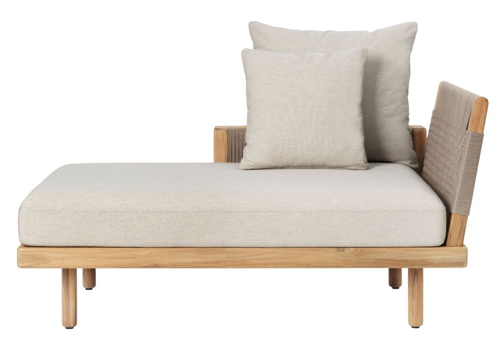 E540 Embrace Sofa Modul mit Seitenlehne und Beistelltisch Outdoor Carl Hansen & Søn
