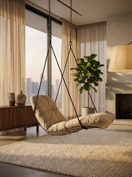 Leyasol Sun Lounger Swing Seat Indoor / Outdoor Freifrau Manufaktur