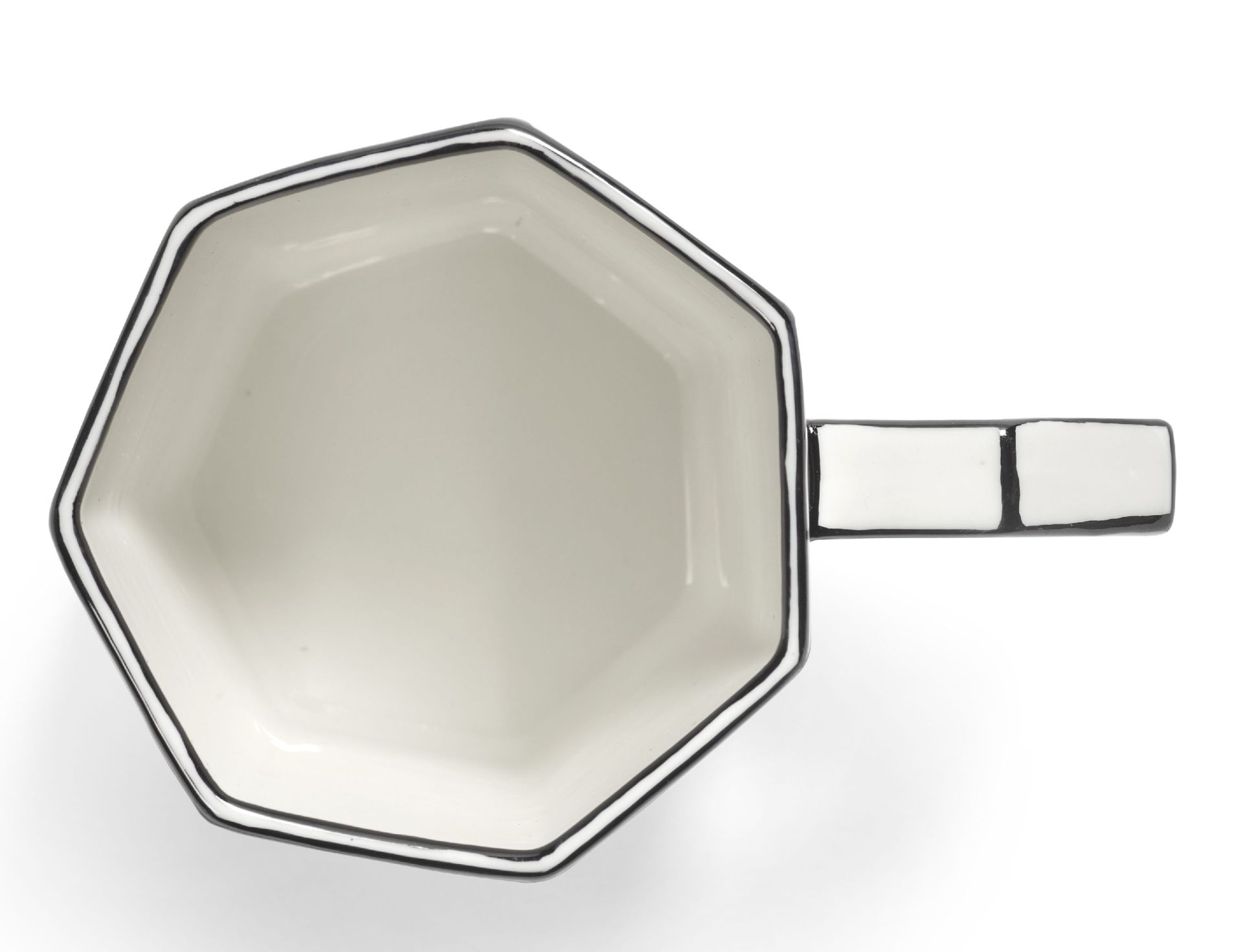 Teetasse Weiß/Schwarz Carte Blanche Serax  