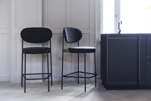 Series 430 Bar Stool Barhocker 75 cm SCHWARZ / REMIX 123 Verpan EINZELSTÜCK
