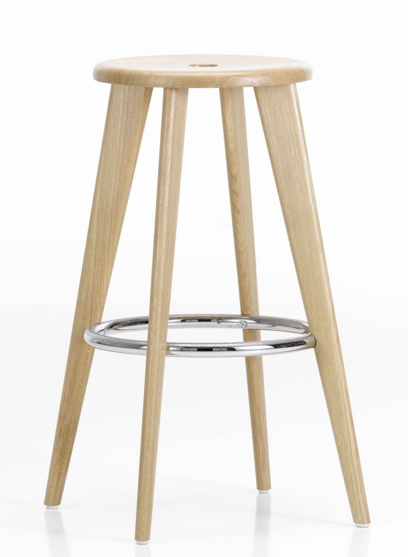 Tabouret Haut Barhocker Vitra Eiche natur