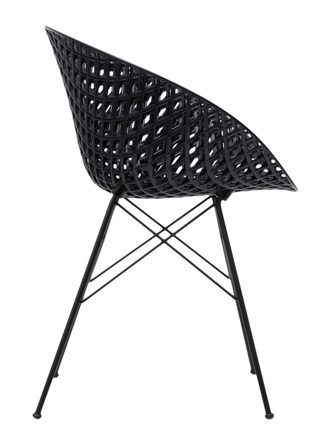Smatrik Outdoor Stuhl Kartell Schwarz