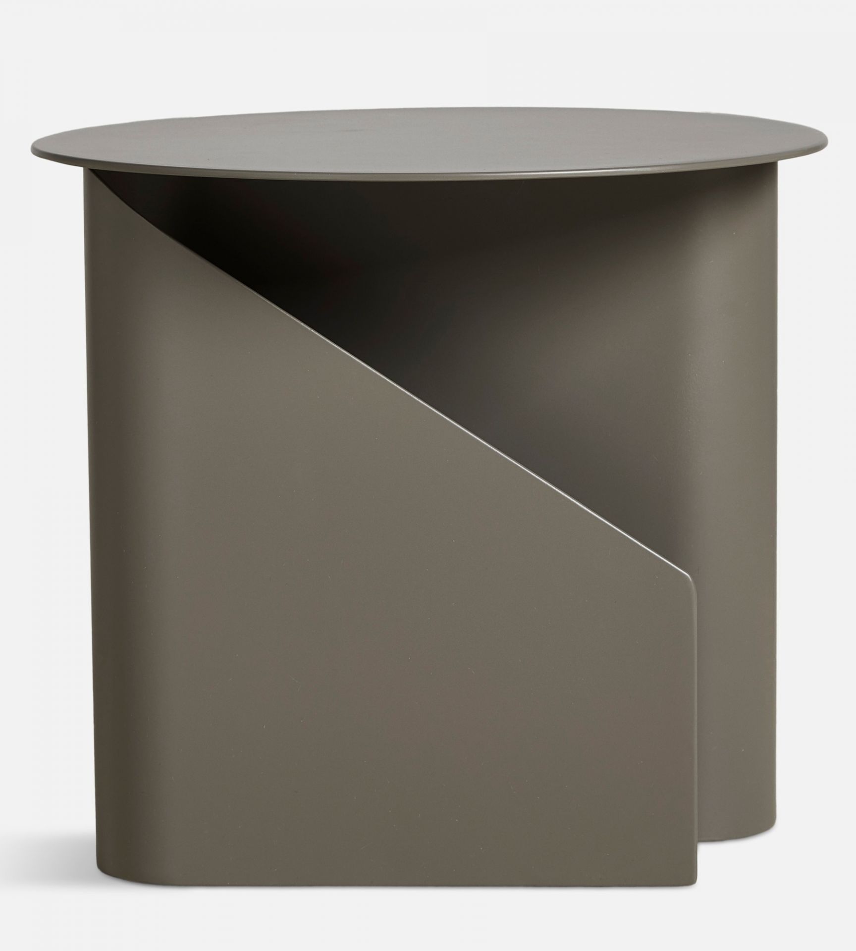 Sentrum Side Table Beistelltisch Taupe Woud Sentrum Side Table Beistelltisch Taupe Woud