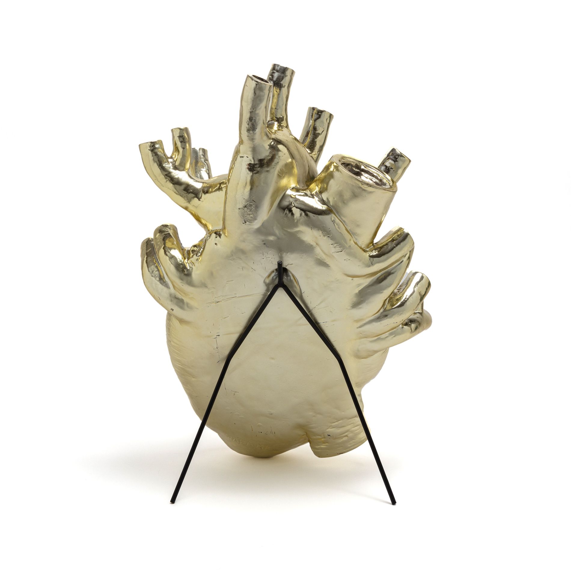 Love in Bloom Giant Gold Vase Seletti EINZELSTÜCK