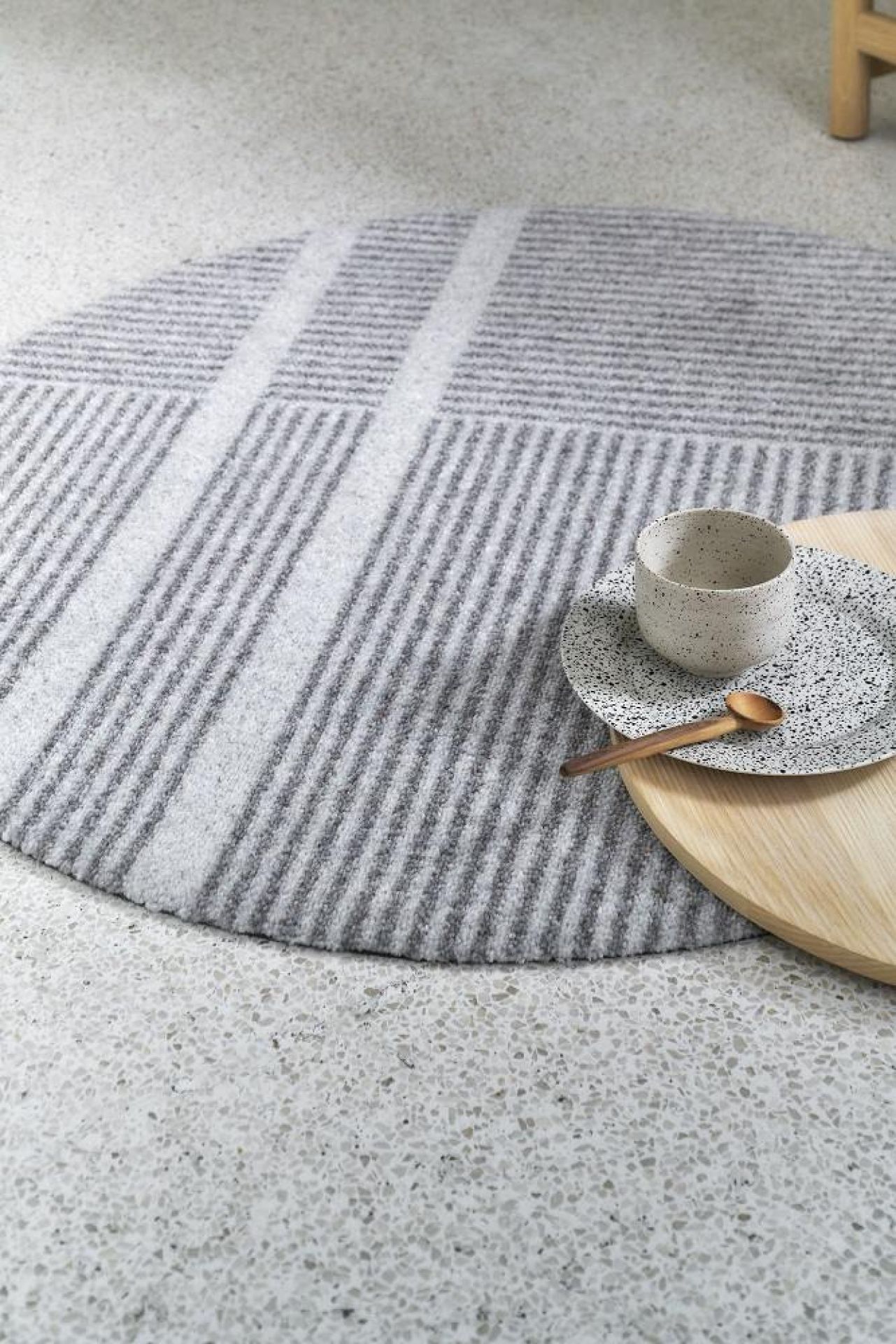 Løype Indoor / Outdoor Fußmatte B 60 x T 85 cm / BREEZY BEIGE Heymat EINZELSTÜCK