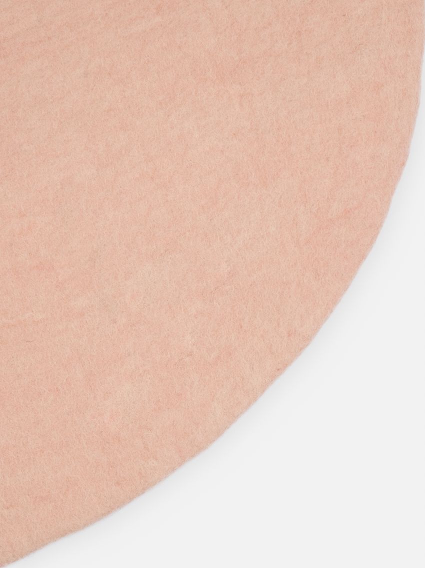 Mono Rund Filzteppich Ø 160 cm myfelt  Merle (Rosa)