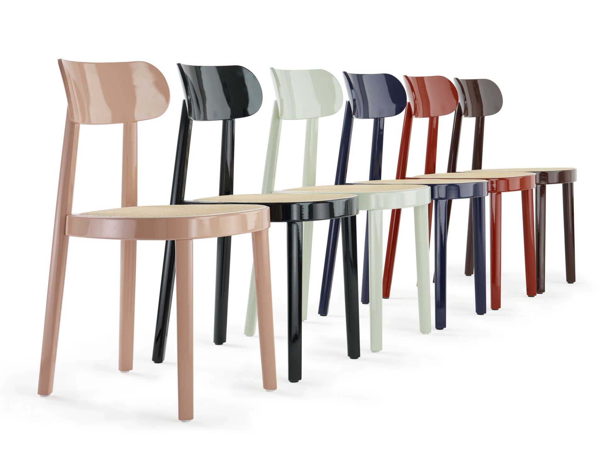 Holzstuhl 118 Hochglanz Thonet