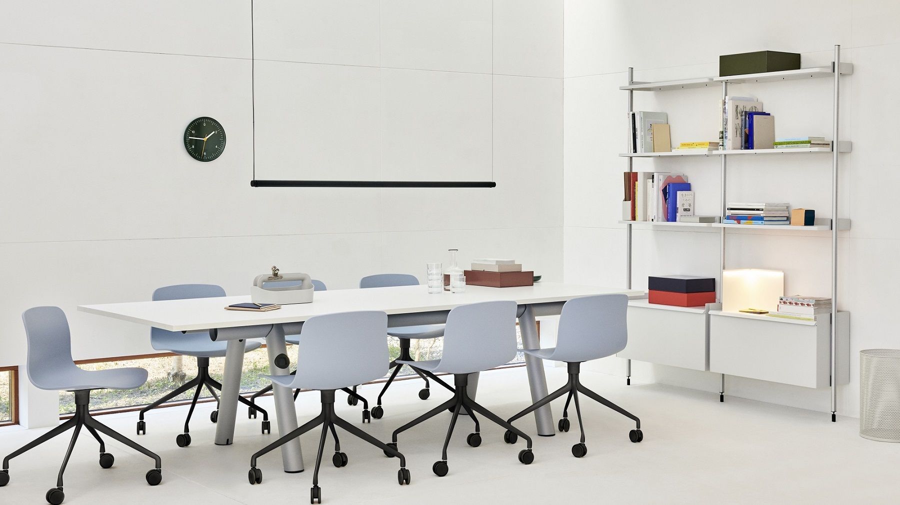 Boa Table Tisch / Konferenztisch B 350 x T 128 x H 75 cm Hay  