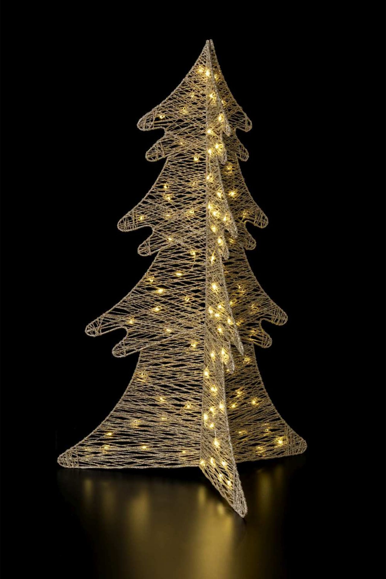 Glitter Tree M LED Glitzer Weihnachtsbaum H76 cm STT AG  